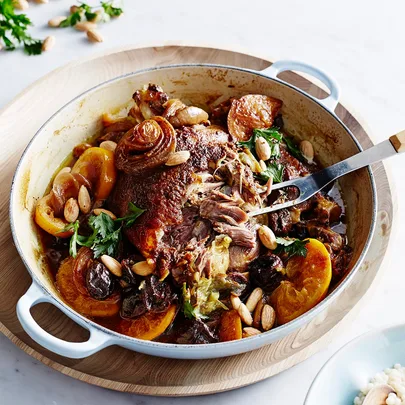 Julie Goodwin’s slow-roasted Moroccan lamb shoulder
