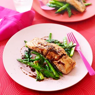 Grilled salmon