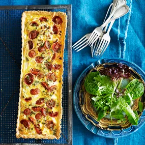 Julie Goodwin's roast tomato and goat's cheese tart