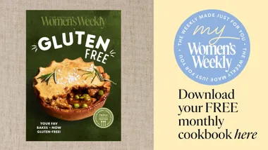 Cover of the Gluten Free downloadable cookbook for My Women's Weekly members