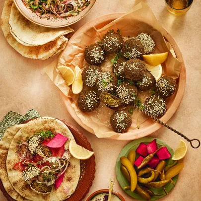 Karima Hazim’s herby falafel