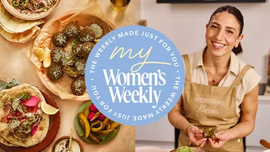 Karima Hazim with her falafel recipe