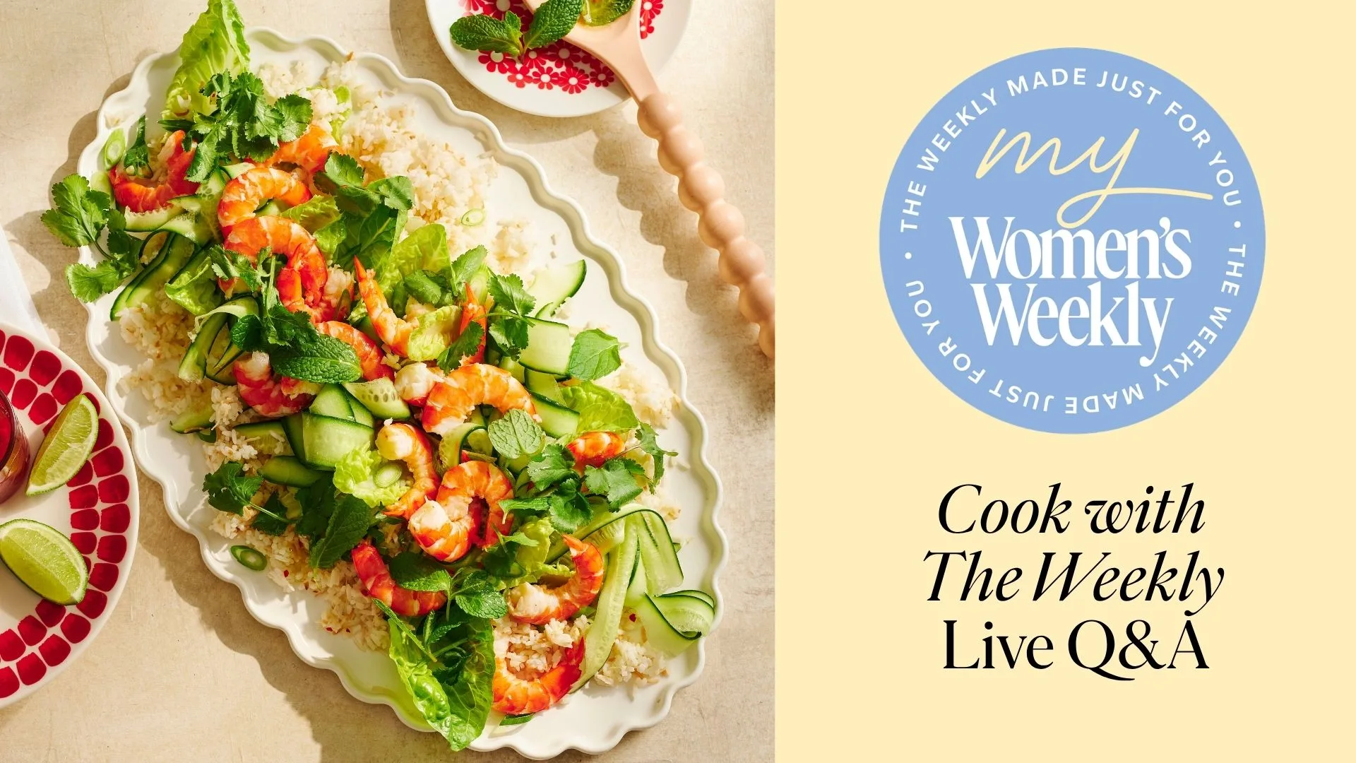 Cook With the Weekly promotion with a prawn salad recipe