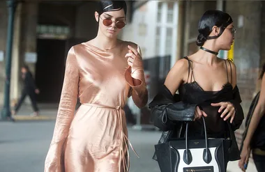 Bella and Kendall Steal Givenchy Menswear Show