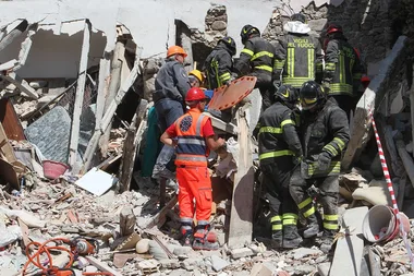 WATCH the incredible moment a 10-year-old girl is rescued after Italian earthquake