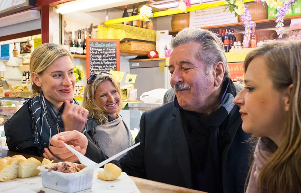 Chef Libero at Florence's food markets