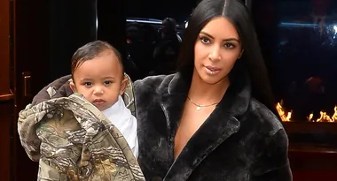 Kim Kardashian And North West Step Out In Matching Black Outfits