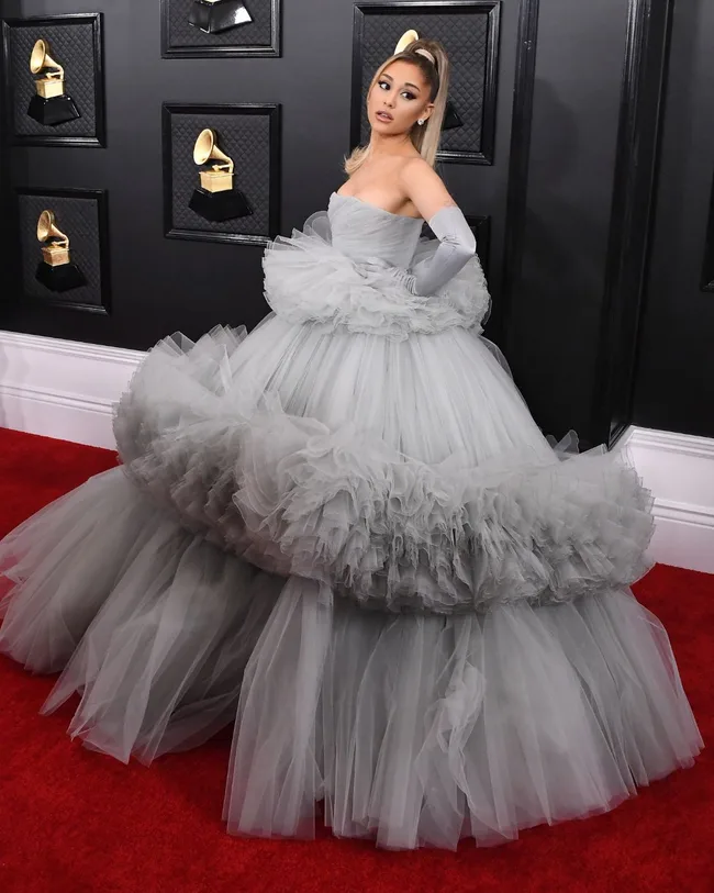 Ariana Grande Grammys Red Carpet