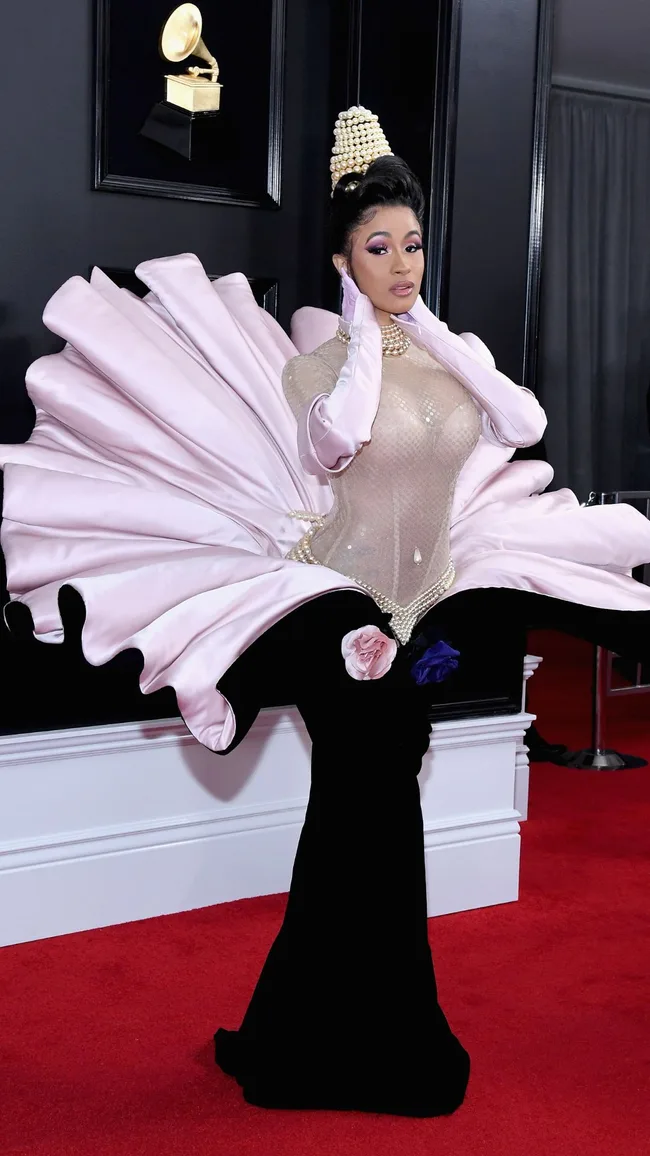 Cardi B Grammys Red Carpet