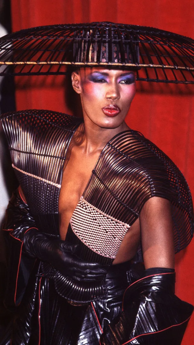 Grace Jones Grammys Red Carpet