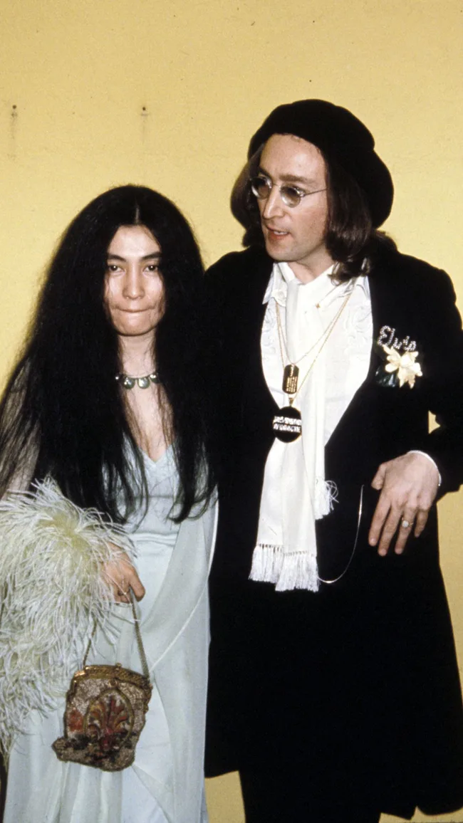 John Lennon Yoko Ono Grammys Red Carpet