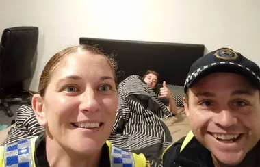 This Selfie Of Two Australian Police Officers Is Going Viral