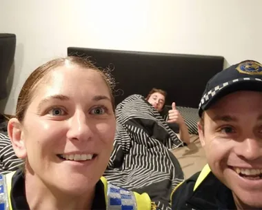 This Selfie Of Two Australian Police Officers Is Going Viral