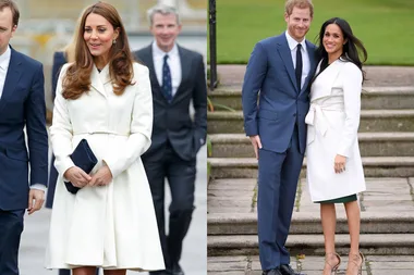 13 Strikingly Similar Outfits Kate Middleton And Meghan Markle Have Both Worn