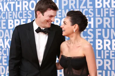 Mila Kunis And Ashton Kutcher’s Kiss Cam Moment Is The Cutest Thing You’ll See Today