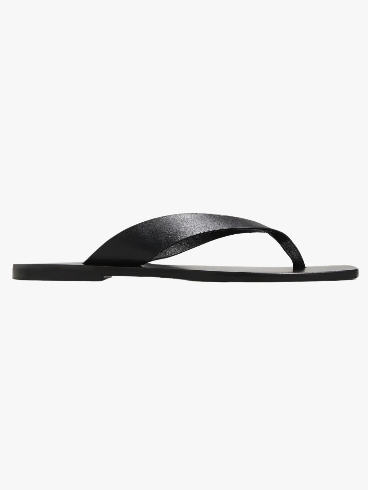 Kinto black leather thongs by A Emery