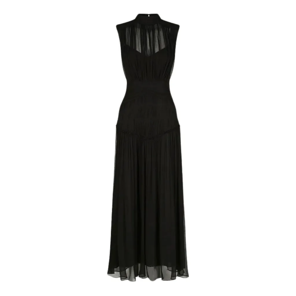 black wedding guest dress for summer