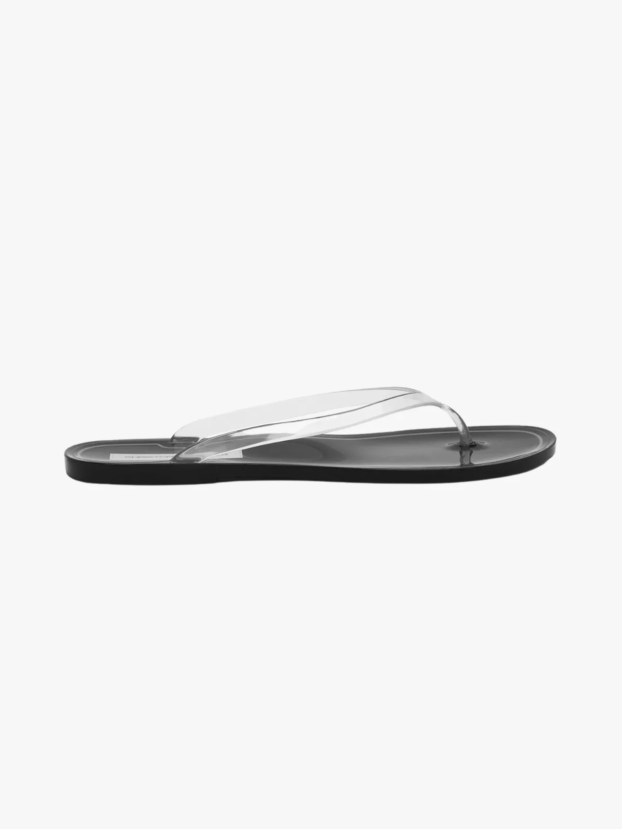 Transparent thongs by Christopher Esber