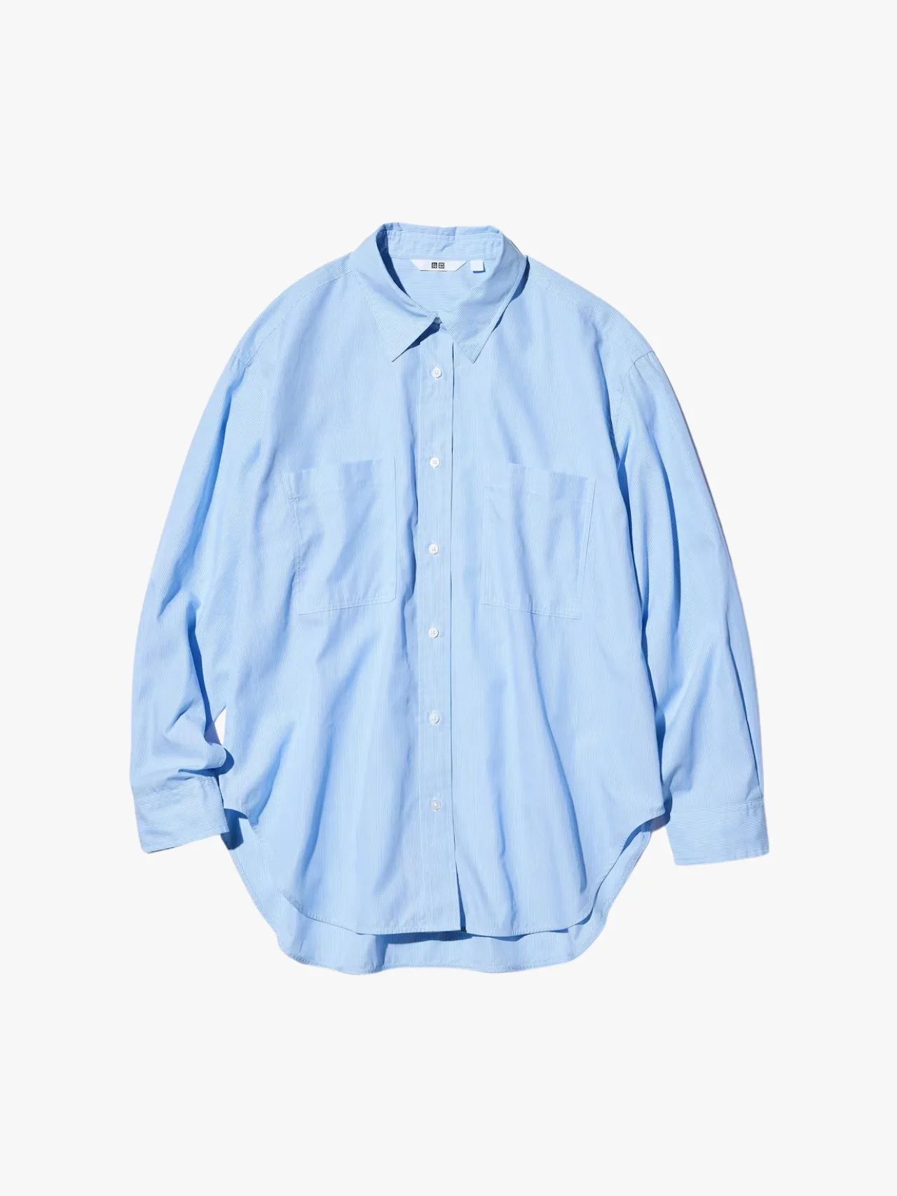 Blue button up shirt Uniqlo