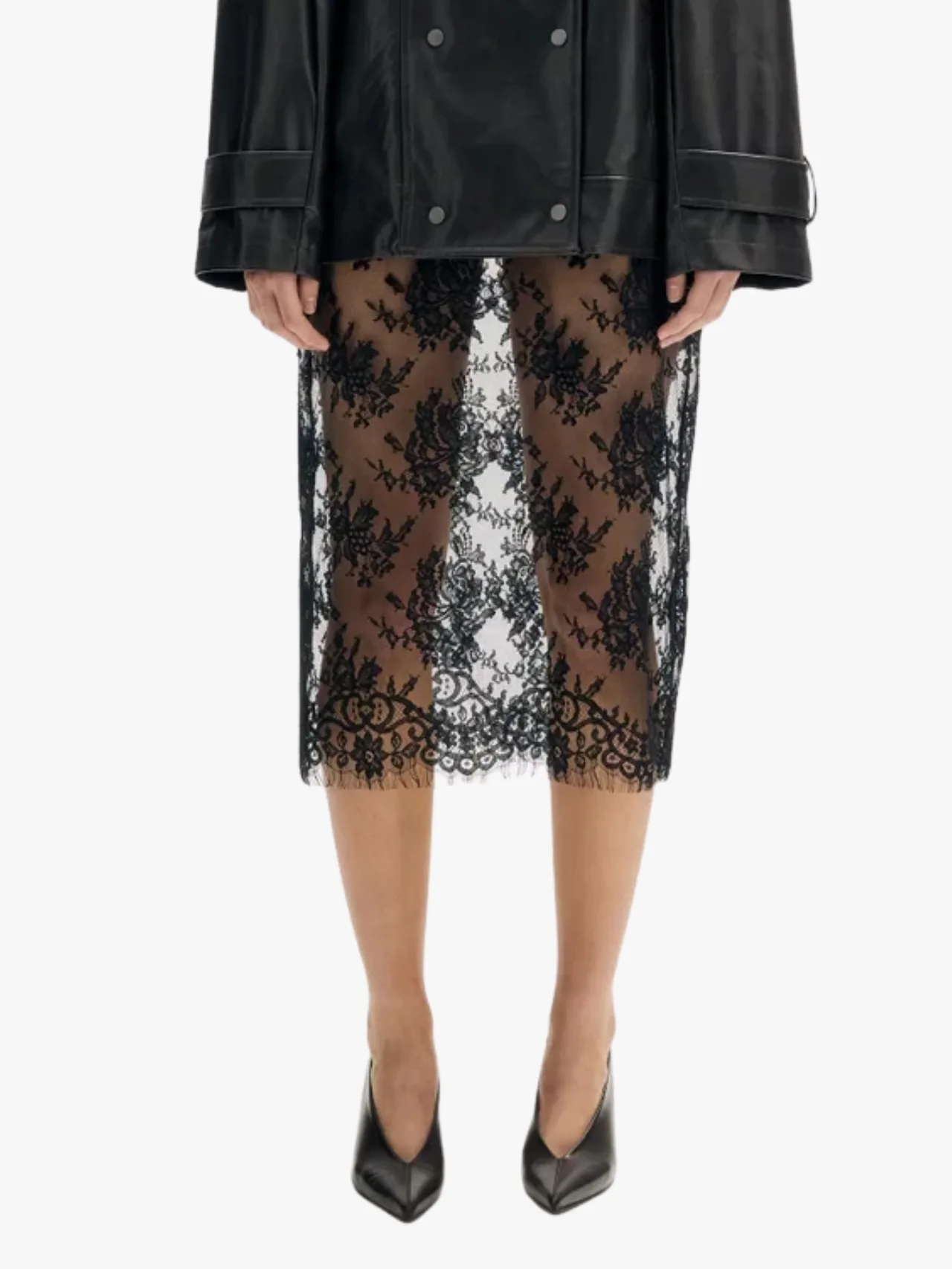 Nice black lace skirt Australia