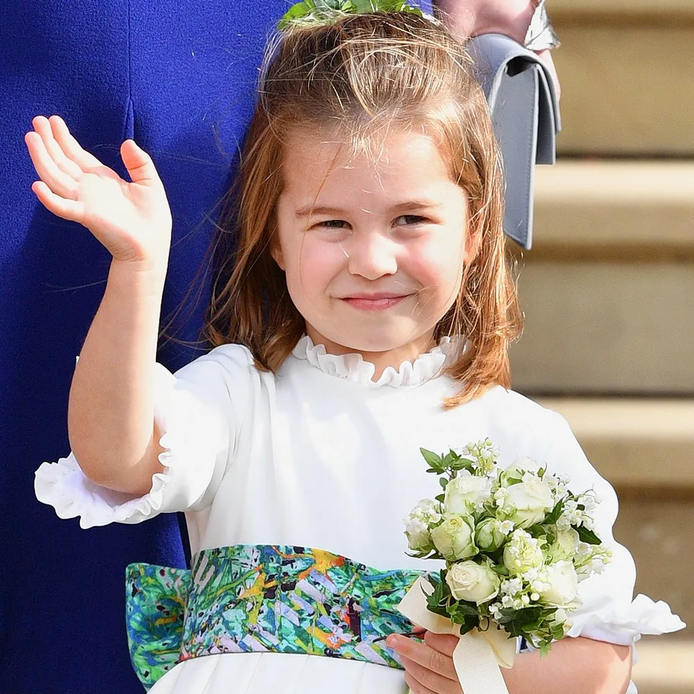 princess charlotte royal wave