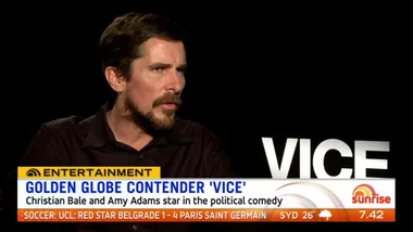 Christian Bale and Amy Adams chat to Sunrise about ‘Vice’