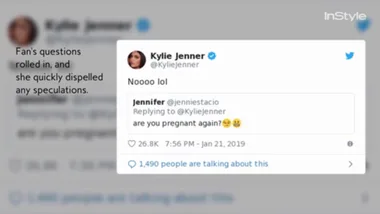 Kylie Jenner Just Responded to Rumours That She’s Pregnant with Her Second Child