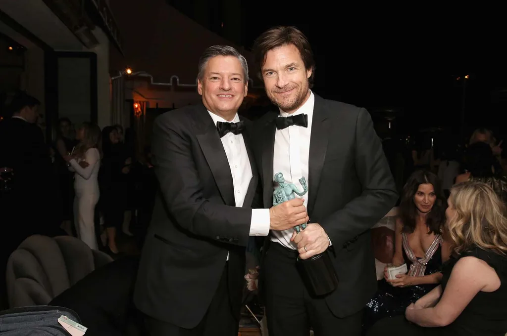 Ted Sarandos and Jason Bateman