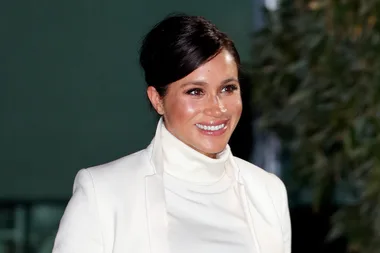 Meghan Markle’s Friends Arrive At Her Baby Shower Holding Baby Blue Gifts