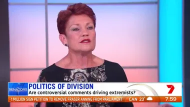 WATCH: Pauline Hanson clashes with Kochie and Derryn Hinch live on Sunrise