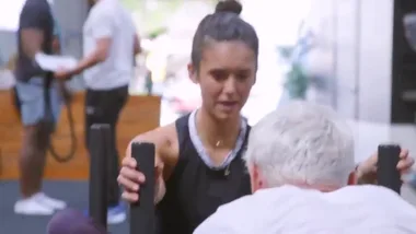 WATCH Nina Dobrev and Zac Efron have INSANE chemistry in this work out video