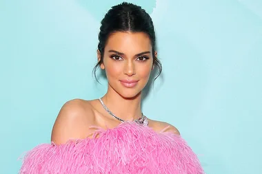 Kendall Jenner Wore The Cutest Bubble Gum Pink Dress In Sydney Last Night