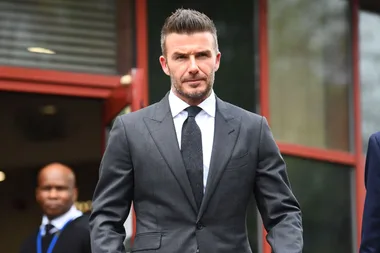 David Beckham Showed Up To Court Looking Like A Full-On Runway Model