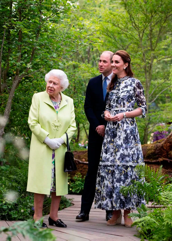 Kate Middleton wearing an Erdem dress on May 20, 2019