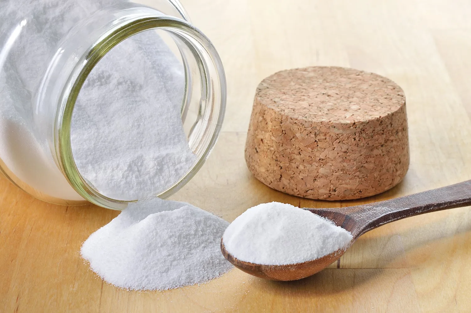 Baking soda can help remove fake tan. 