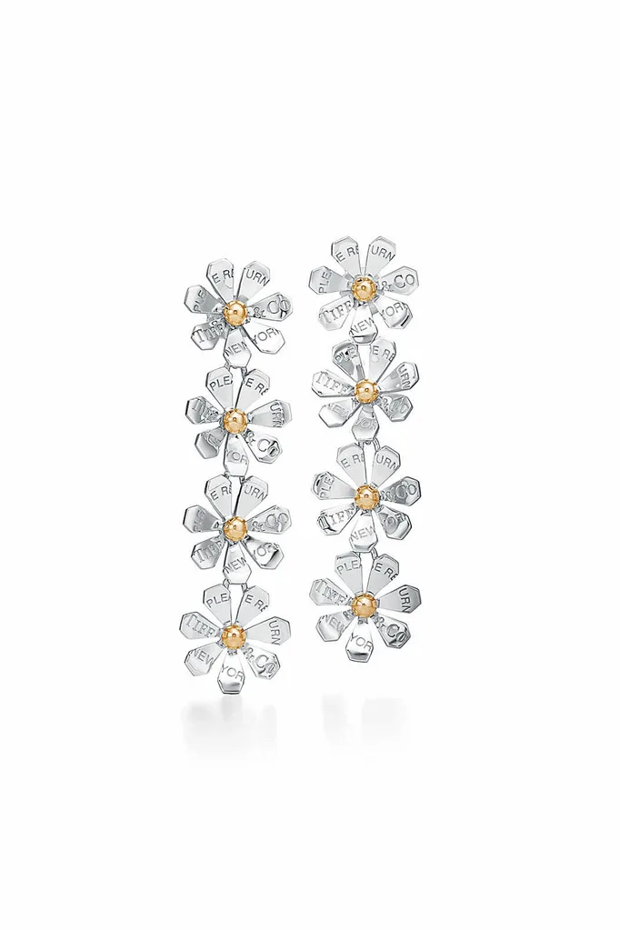 tiffany co daisy earrings