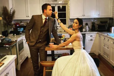 ‘Pretty Little Liars’ Star Troian Bellisario Recycles Her Wedding Dress For The Golden Globes