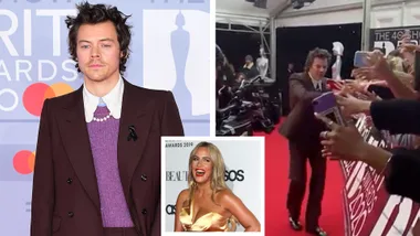 Harry Styles pays tribute to Caroline Flack with black ribbon