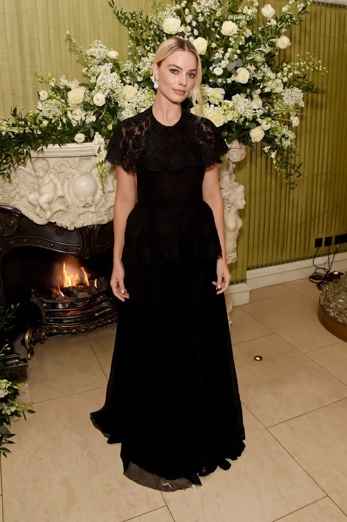 margot robbie bafta after party