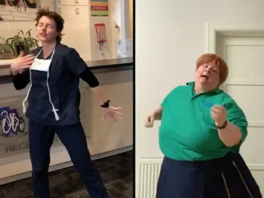 Magda Szubanski’s ISO Dance With Healthcare Workers