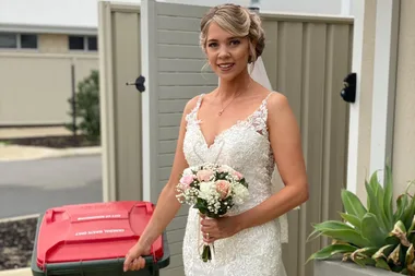 This Aussie Bride’s Isolation Wedding Is The Best Thing We’ve Seen