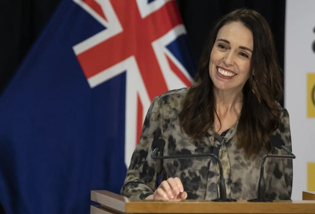 Jacinda Ardern.