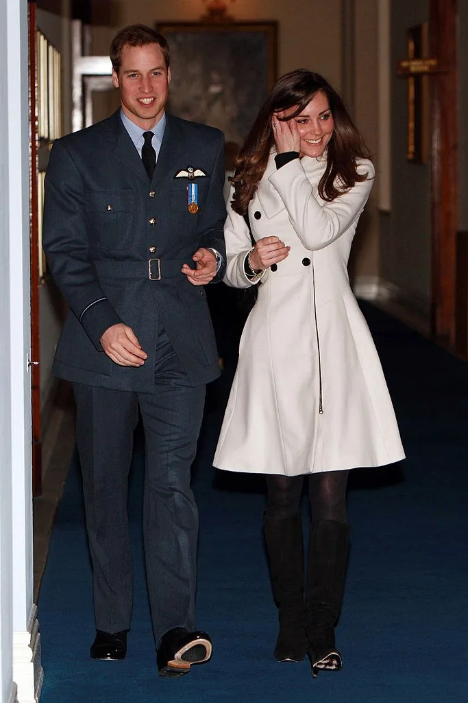 Kate Middleton and Prince William in 2008.