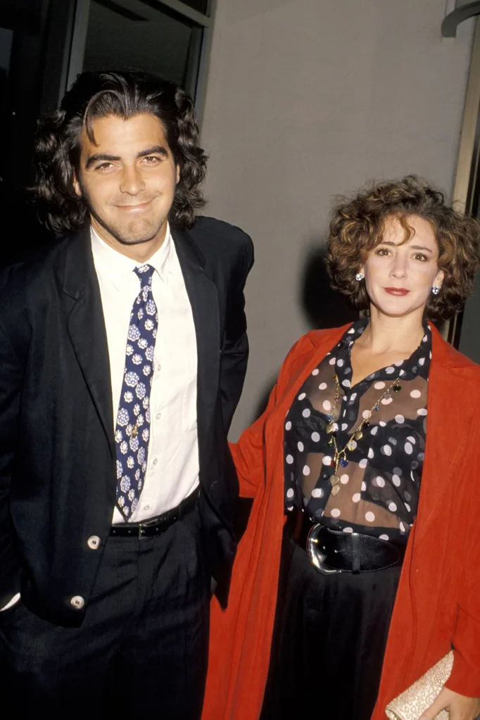 George Clooney and Talia Balsam