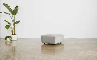 koala modern sofa ottoman in Arvo Storm