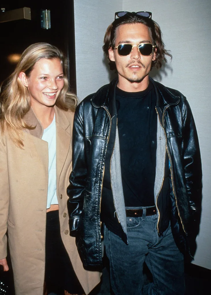 Johnny Depp and Kate Moss