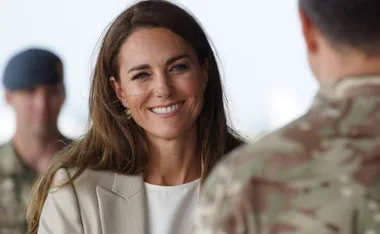 Kate Middleton Steps Out For The First Time In Two Months In A Chic Cream Blazer