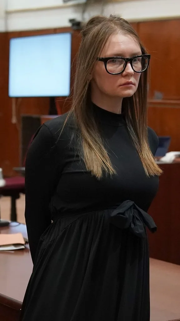 Fake German heiress Anna Sorokin is led away after being sentenced in Manhattan Supreme Court May 9, 2019 following her conviction last month on multiple counts of grand larceny and theft of services.
