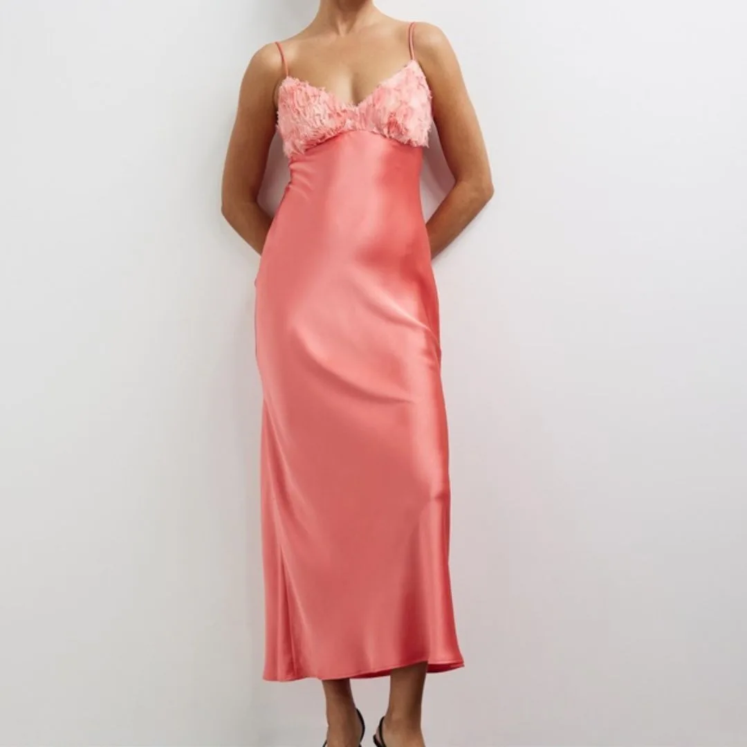 Varda Tulle And Satin Dress
