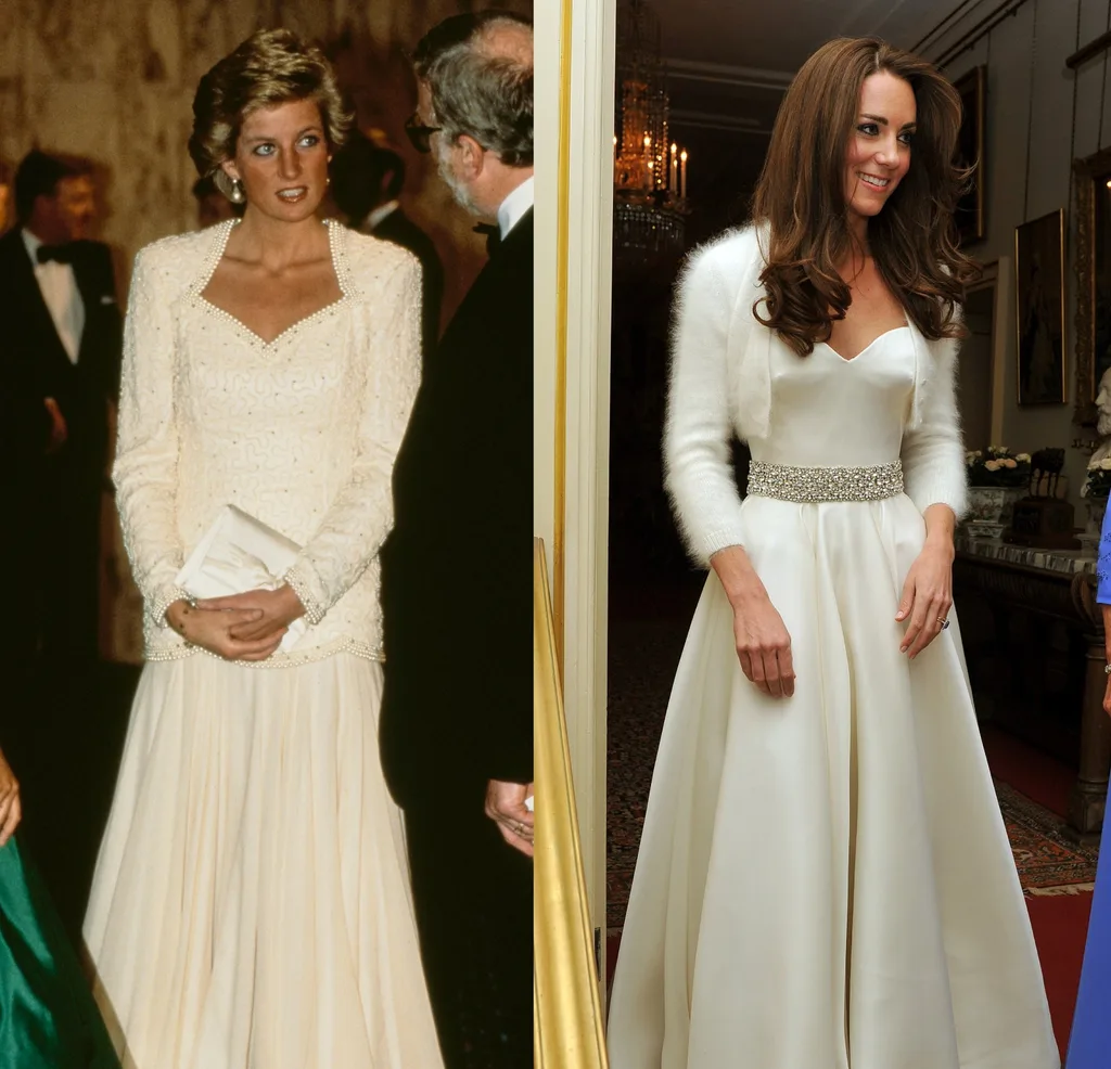 princess-kate-diana-wearing-white-dresses